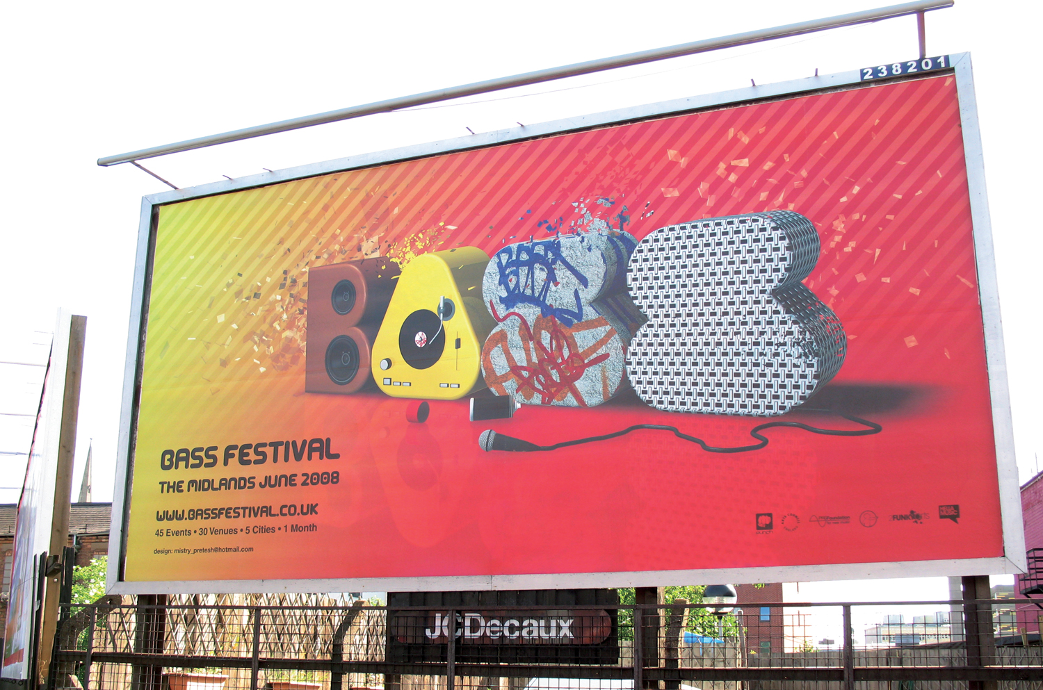 bass festival billboard