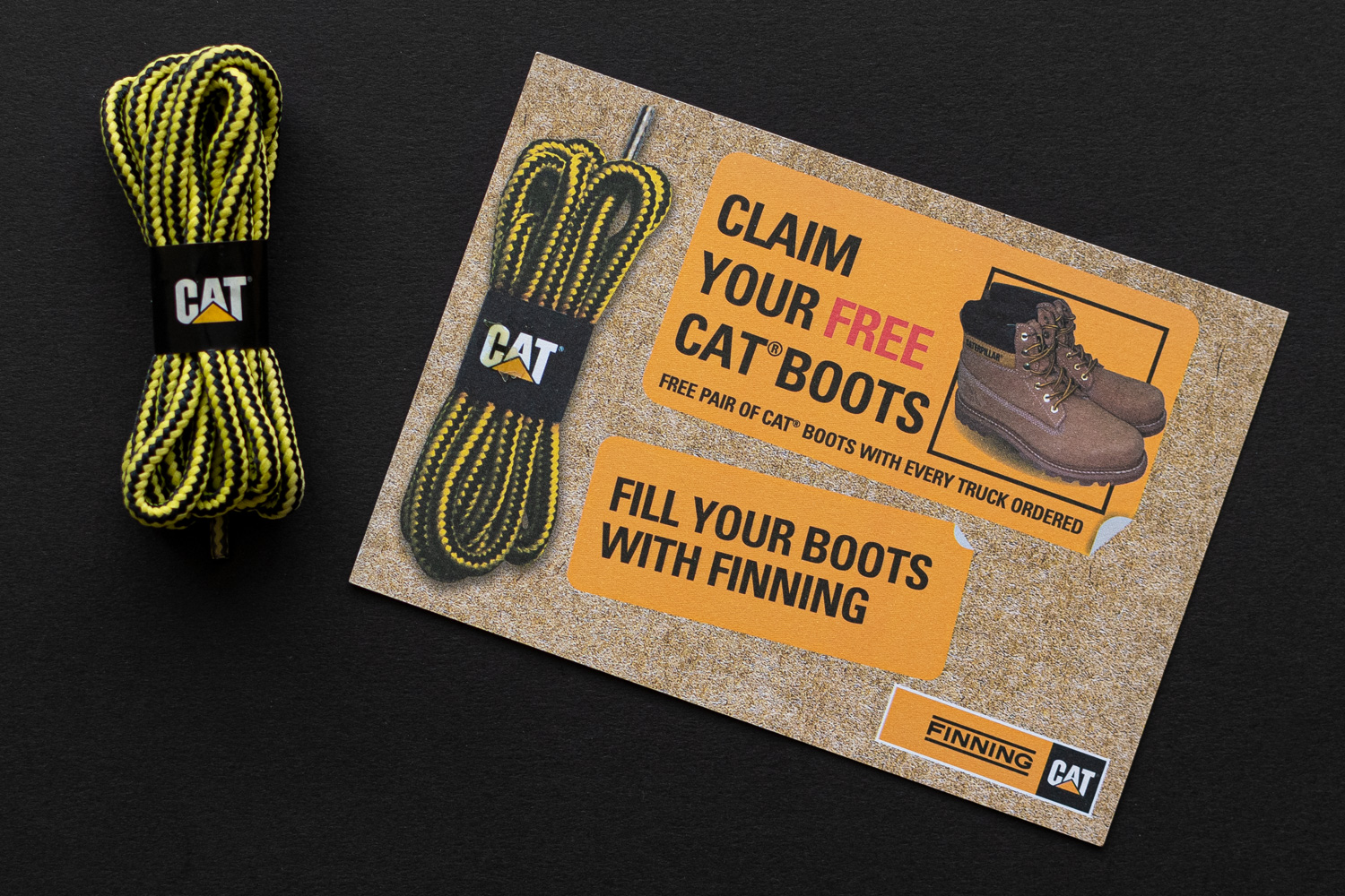 Free CAT boots postcard data collection