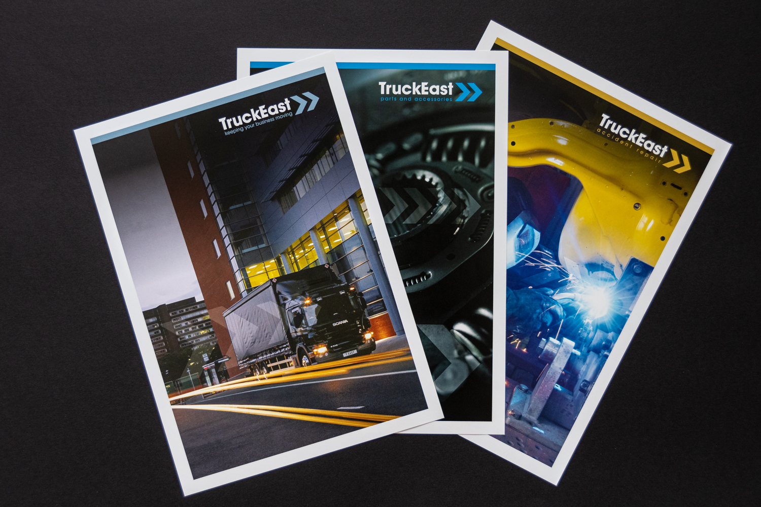 truckeast folder inserts of services