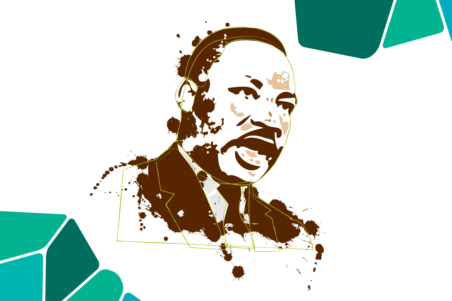 Martin Luther King illustration